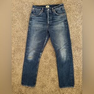 Citizens of Humanity Premium Vintage Charlotte Crop High Rise Straigt Raw Hem 24
